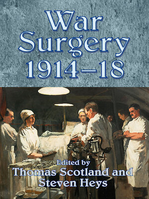 cover image of War Surgery 1914–18